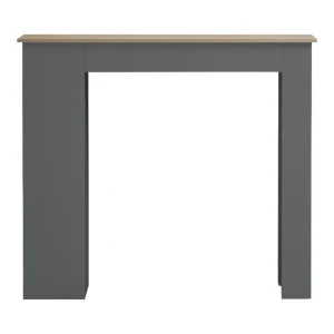 Τραπέζι Μπαρ Riff Ανθρακί-Επιφάνεια Sonoma 120X55X105Εκ