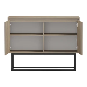 Μπουφές Dabia Sonoma-Πόδι Μαύρο Μέταλλο 100X40X74Εκ