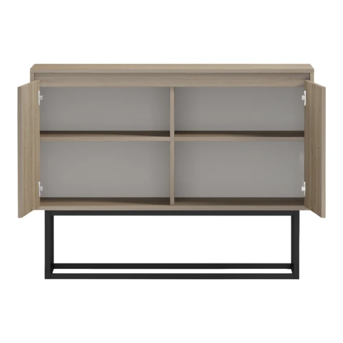 Μπουφές Dabia Sonoma-Πόδι Μαύρο Μέταλλο 100X40X74Εκ