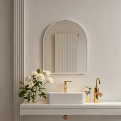 Καθρέπτης Selene Λεύκο Mdf 46X1.2X60 Εκ