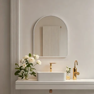 Καθρέπτης Selene Λεύκο Mdf 46X1.2X60 Εκ