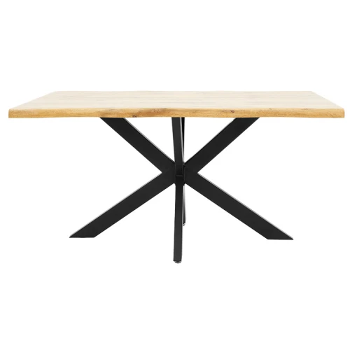 Tραπέζι Gilman Mdf Sonoma-Μαύρο 150X90X75Εκ