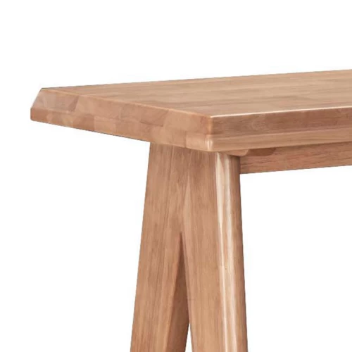 Τραπέζι Bar Winslow Ξύλο Rubberwood Ανοικτό Καρυδί 120X45X100Εκ