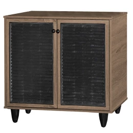Παπουτσοθήκη-Ντουλάπι Ronan Χρώμα Καρυδί 70.5X35X66Εκ