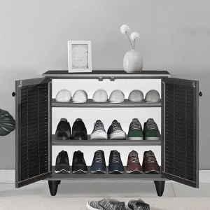 Παπουτσοθήκη-Ντουλάπι Ronan Χρώμα Wenge 70.5X35X66Εκ