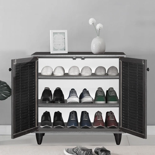 Παπουτσοθήκη-Ντουλάπι Ronan Χρώμα Wenge 70.5X35X66Εκ