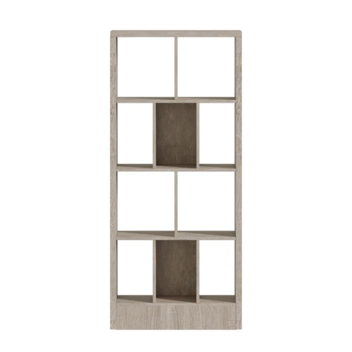 Βιβλιοθήκη Dividre Sonoma Oak Μελαμίνης 80X30X181Εκ