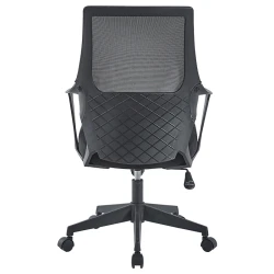 Καρέκλα Γραφείου Εργασίας Fragrant Ύφασμα Mesh Μαύρο