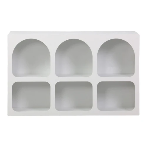 Μπουφές Emersi Με Ράφια Mdf Σε Λευκή Απόχρωση 120X35X76Εκ