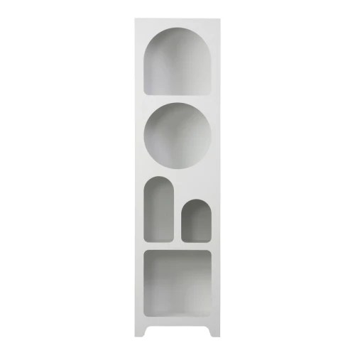 Βιβλιοθήκη Emersi Mdf Σε Λευκή Απόχρωση 48X35X180Εκ