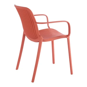Πολυθρόνα Teragi Στοιβαζόμενη Pp Με Uv Protection Terracotta 59X57X82Εκ