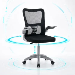 Καρέκλα Γραφείου Εργασίας Annalise Μαύρο Mesh 57X53X100Εκ
