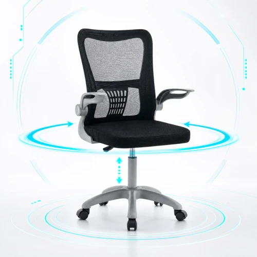 Καρέκλα Γραφείου Εργασίας Annalise Μαύρο Mesh 57X53X100Εκ