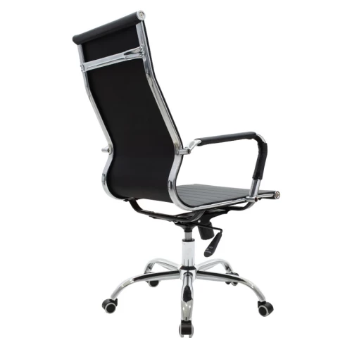 Καρέκλα Γραφείου Διευθυντή Valter Μαύρο Pu 55.5X58X108Εκ