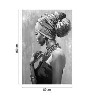 Πίνακας Σε Καμβά African 3D Inart 80X3X120Εκ