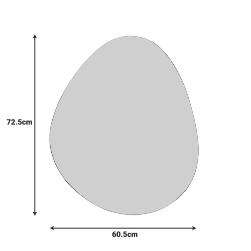 Καθρέπτης Hahoe 60X1X72.5Εκ