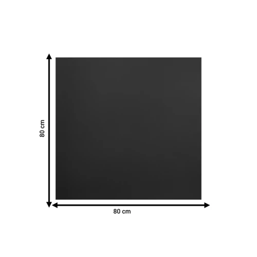 Επιφάνεια Τραπεζιού Sensie Τ.werzalit Ανθρακί 70X70Εκ