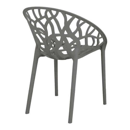 Πολυθρόνα Daren Pp Σε Ανθρακί Απόχρωση 59X60X79,5Εκ