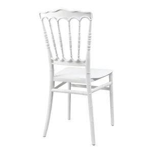 Καρέκλα Napoleon Pp Λευκή 38,5X46,5X89Εκ