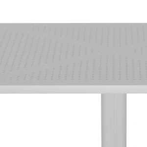 Τραπέζι Groovy Pp Διατρητο Λευκό 60X60X76Εκ