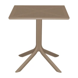 Τραπέζι Groovy Pp Διατρητο Cappuccino 60X60X76Εκ