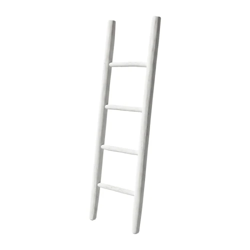 Σκάλα Morjeve Teak Ξύλο Σε White Wash Απόχρωση 45X6X150Εκ