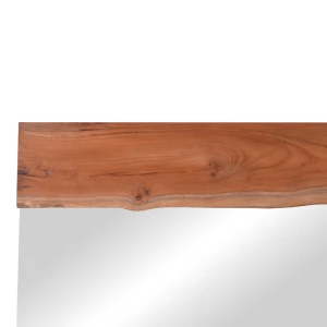 Καθρέπτης Riverine Teak Ξύλο Σε Φυσική Απόχρωση 120X80X4Εκ