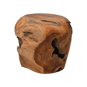 Σκαμπό Bolare Teak Ξύλο Σε Φυσική Απόχρωση Φ40X35Εκ