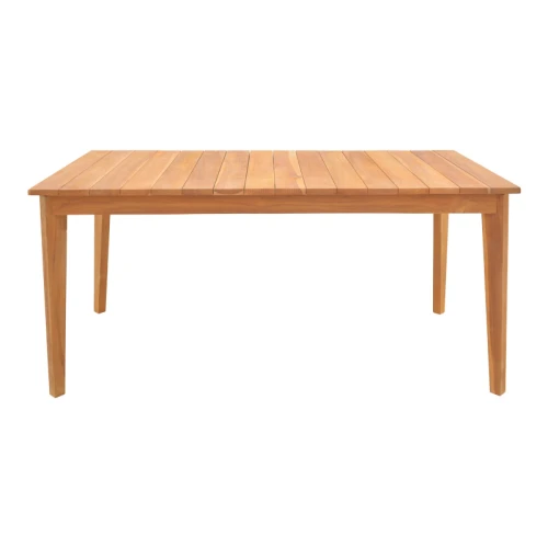 Τραπέζι Ory Teak Ξύλο Σε Φυσική Απόχρωση 160X80X75Εκ