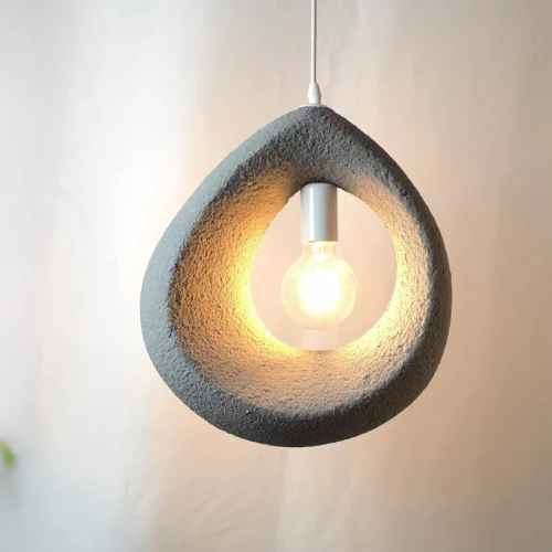 Φωτιστικό Οροφής Led Ferclyn E27 Ps Σε Ανοιχτό Γκρι 32X24X35Εκ