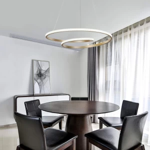 Φωτιστικό Οροφής Rexon Led Μέταλλο Χρυσό Φ49X12Εκ
