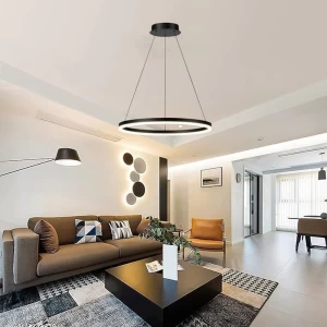 Φωτιστικό Οροφής Nebrian Led Μέταλλο Μαύρο Φ60X15Εκ