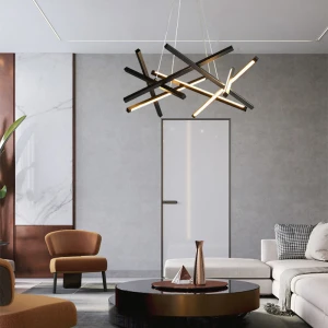Φωτιστικό Οροφής Luminis Led Μέταλλο Μαύρο 85X85X40Εκ