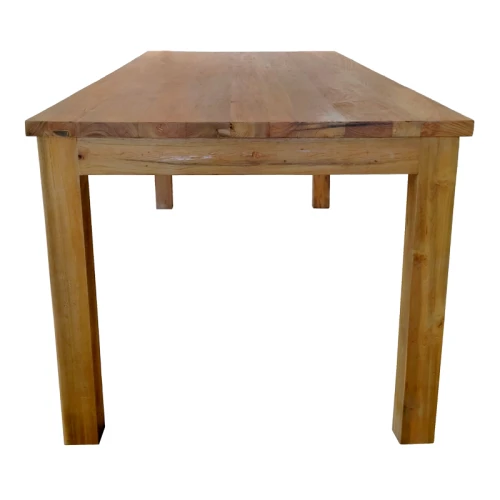 Τραπέζι Wooly Teak Ξύλο Σε Φυσική Απόχρωση 220X90X75Εκ