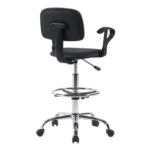 Καρέκλα Ρεσεψιόν Icina Ι Pu Σε Μαύρη Απόχρωση 58X54X102-123Εκ