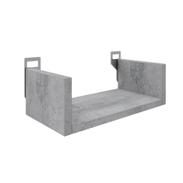 Ραφιέρα Τοίχου Derva Σε Cement Γκρι Απόχρωση 30X15X10Cm