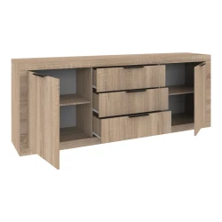 Μπουφές Doha Σε Sonoma Απόχρωση 210X45X80.5Εκ