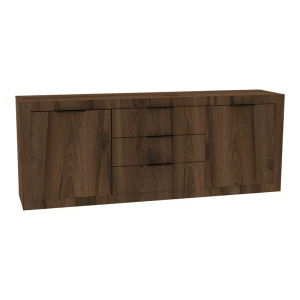 Μπουφές Doha Καρυδί Με Oak 210X45X80.5Εκ