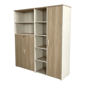 Βιβλιοθήκη Γραφείου Stark Σε Oak-Μπεζ Απόχρωση 160X40X200Εκ