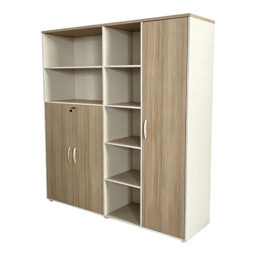 Βιβλιοθήκη Γραφείου Stark Σε Oak-Μπεζ Απόχρωση 160X40X200Εκ
