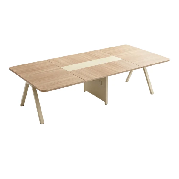 Τραπέζι Συνεδριάσεων Azari Σε Oak-Μπεζ Απόχρωση 240X120X75Εκ