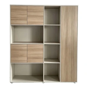 Βιβλιοθήκη Γραφείου Stark Μπεζ Oak 160X40X200Εκ