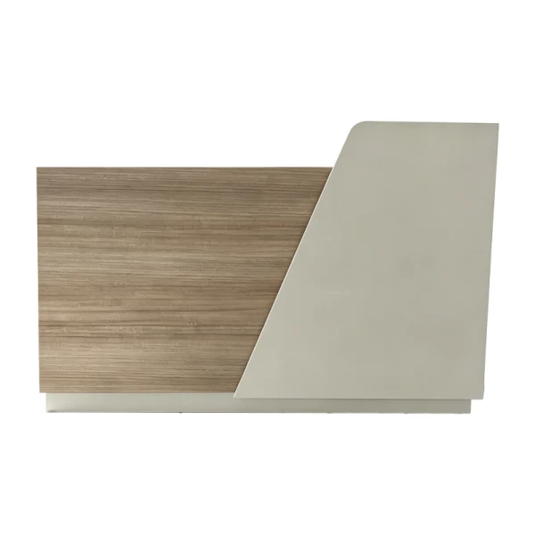 Γραφείο Reception Kalu Σε Oak-Μπεζ Απόχρωση 160X60X105Εκ