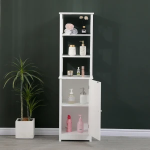 Ντουλάπι-Στήλη Larben Mdf Λευκό 40X33X150Εκ