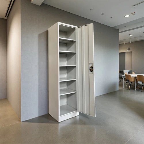 Μεταλλική Ντουλάπα-Στήλη Koya Ανοιχτό Γκρι 50X45X180Εκ