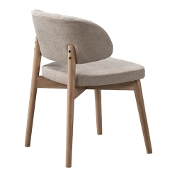 Καρέκλα Siena Rubberwood Σε Φυσική-Μπεζ Απόχρωση 48X50X81Εκ