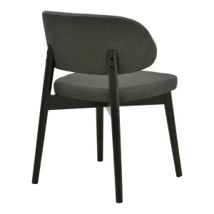 Καρέκλα Siena Ανθρακί Ύφασμα Και Rubberwood 48X50X81Εκ
