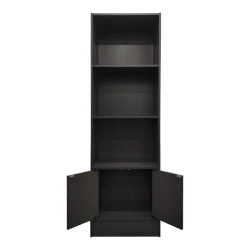 Βιβλιοθήκη Tekaro Σε Ανθρακί Απόχρωση 57X33X180Εκ