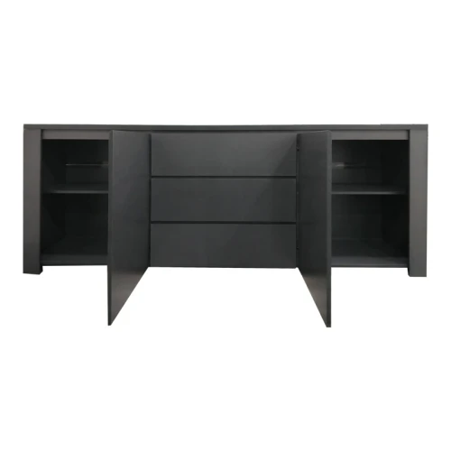 Μπουφές Kalya Σε Ανθρακί Απόχρωση 220X49X89.5Εκ