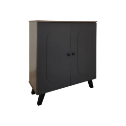 Παπουτσοθήκη-Ντουλάπι Cathi Σε Oak - Anthracite Απόχρωση 80X34X95Εκ